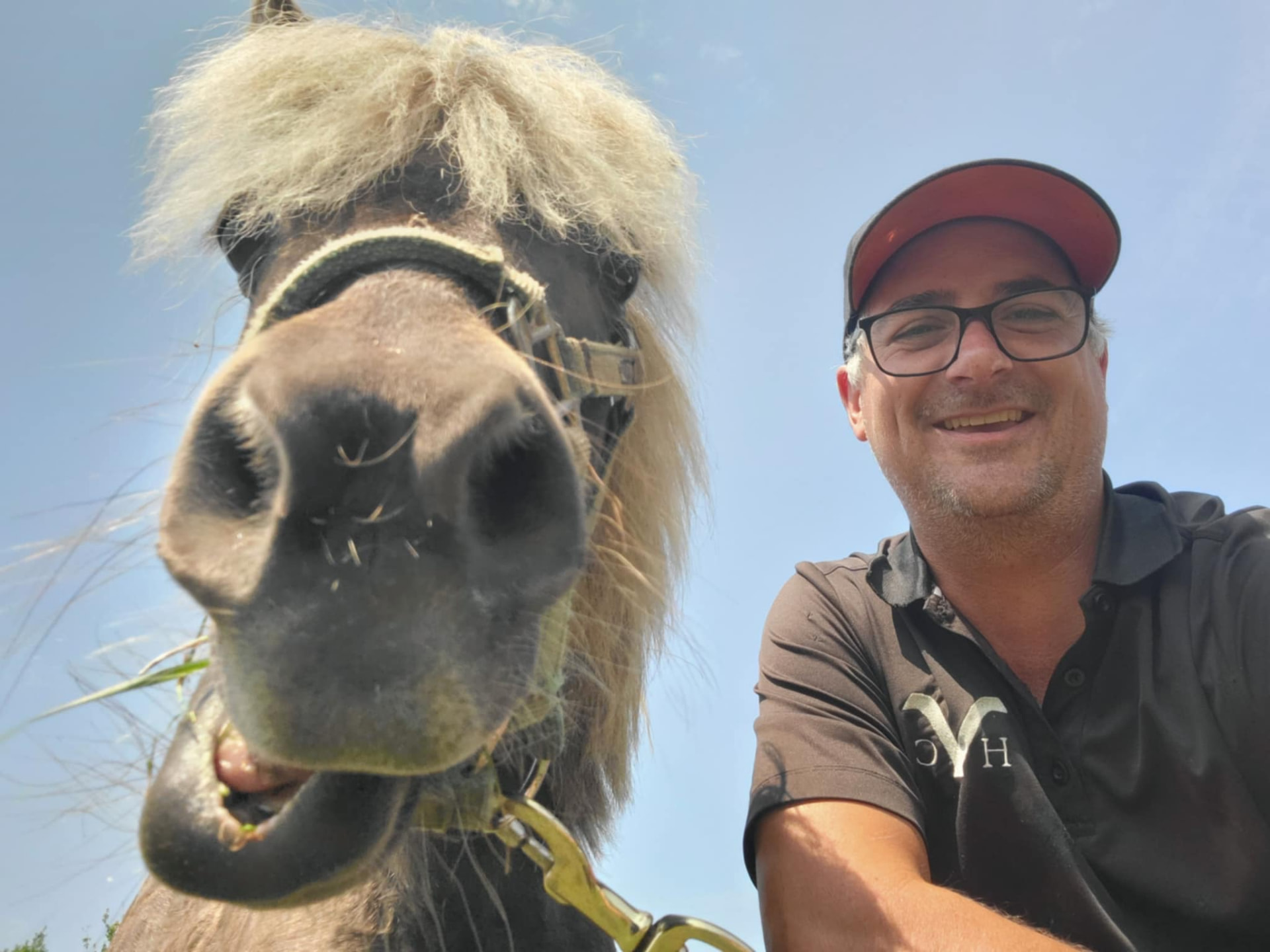 A moment with our fuzzy pony
